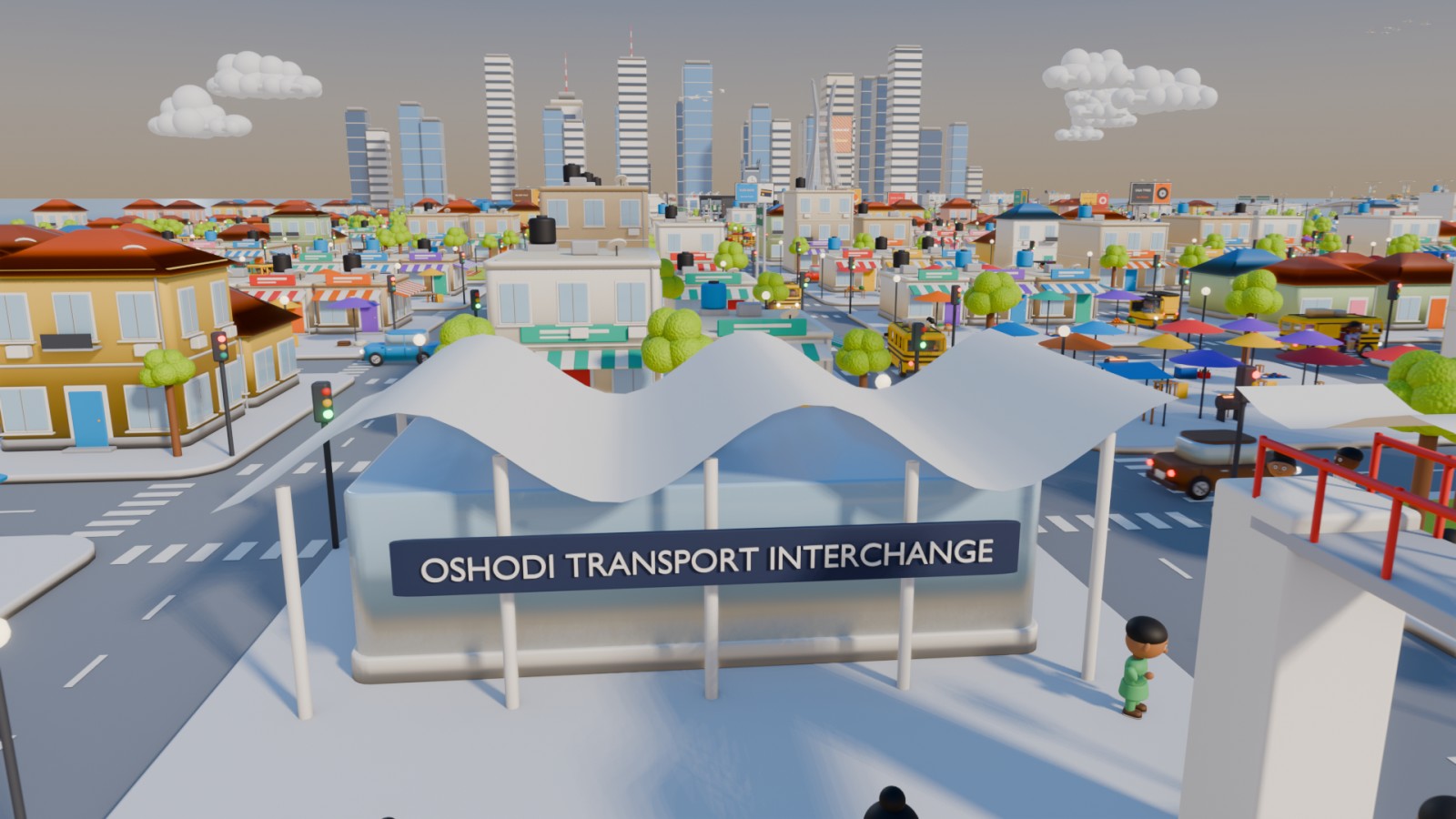 The Oshodi transport interchange